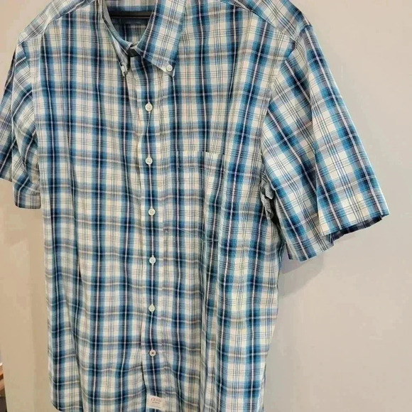 Men's  IZOD Saltwater Button Down Casual Shirt L - Picture 7 of 8